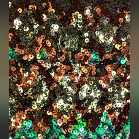 NWT KURT GEIGER MULTI COLOR SEQUINS SHOULDER BAG GORGEOUS!! - Picture 12 of 13